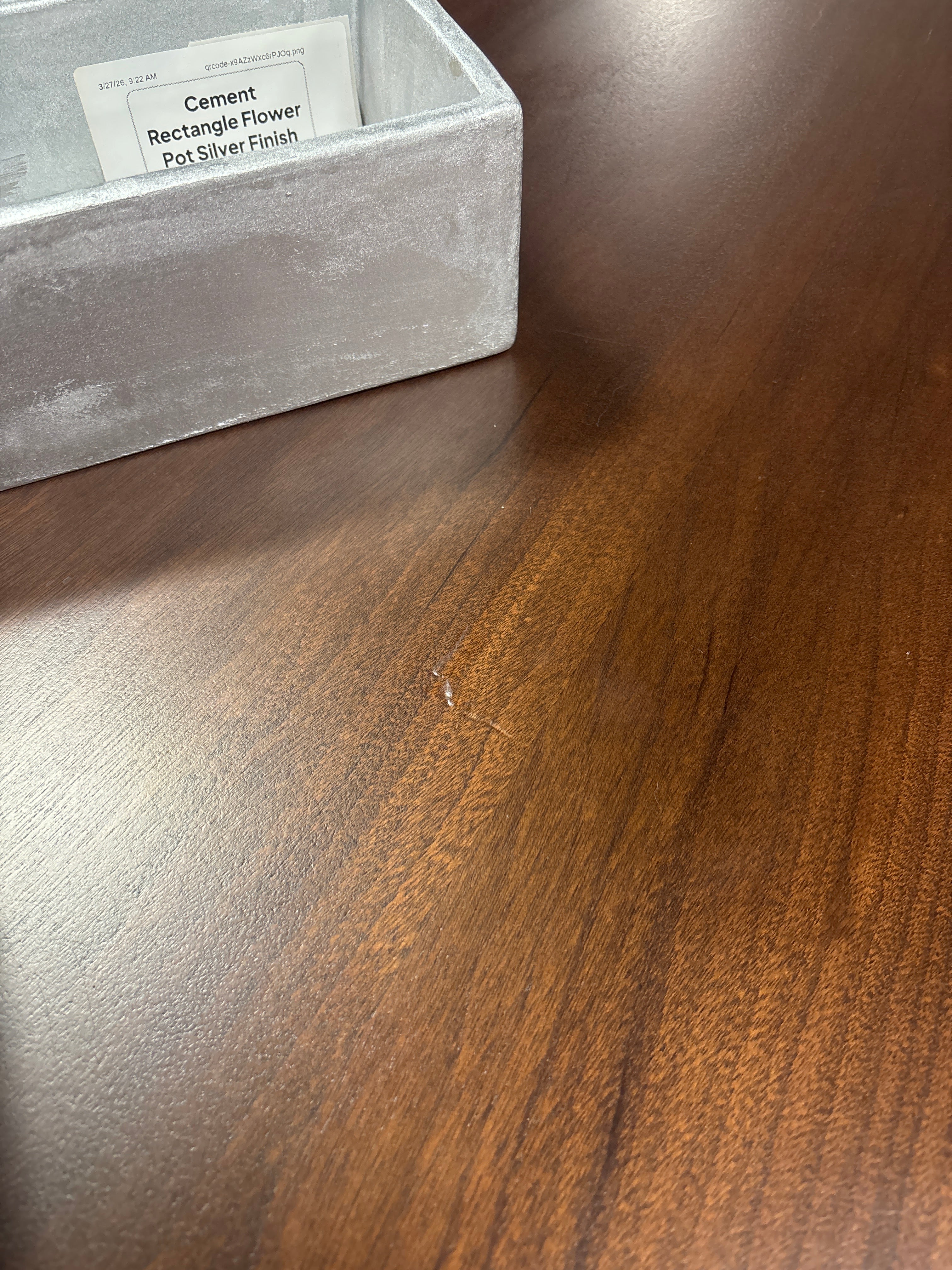 All Solid Walnut Long Rectangular Dining Table SHOWROOM ITEM - Image 5