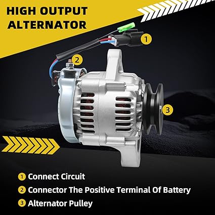 Alternator Compatible with Kubota Engine - Image 3