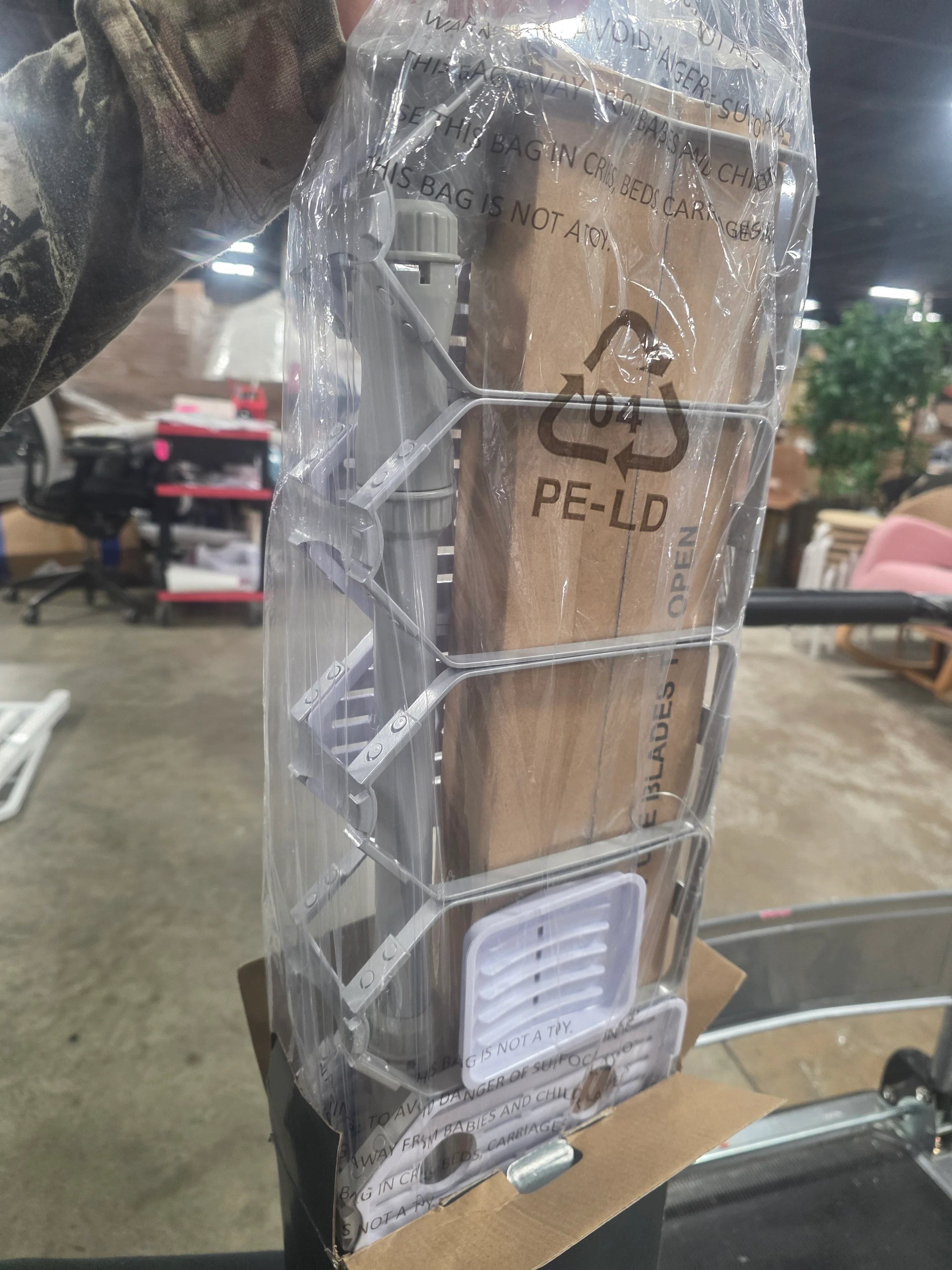 Aluminum Corner Tension Pole Caddy Gray - Image 7