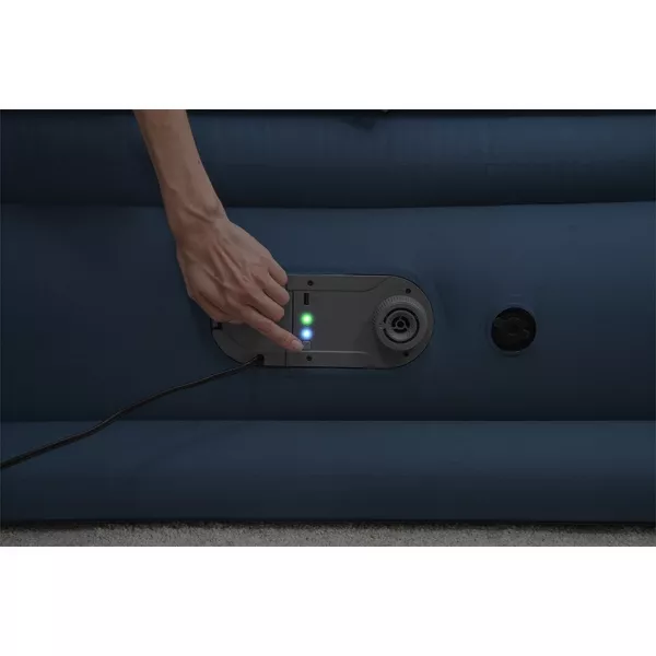 AlwayzAire Tough Guard Duvet Top Air Mattress Queen with Built-in Dual Pump - Image 4