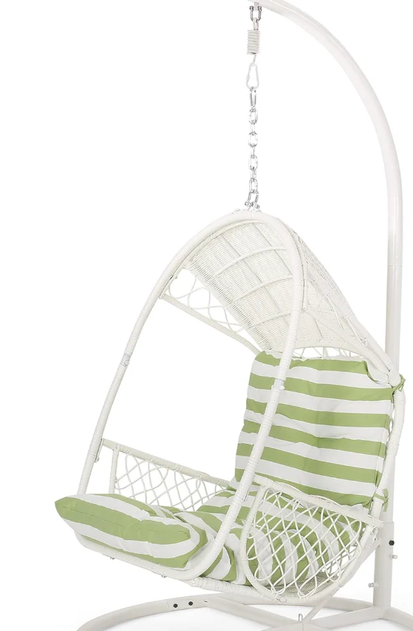 Amanda Wicker Hanging Chair SHOWROOM ITEM