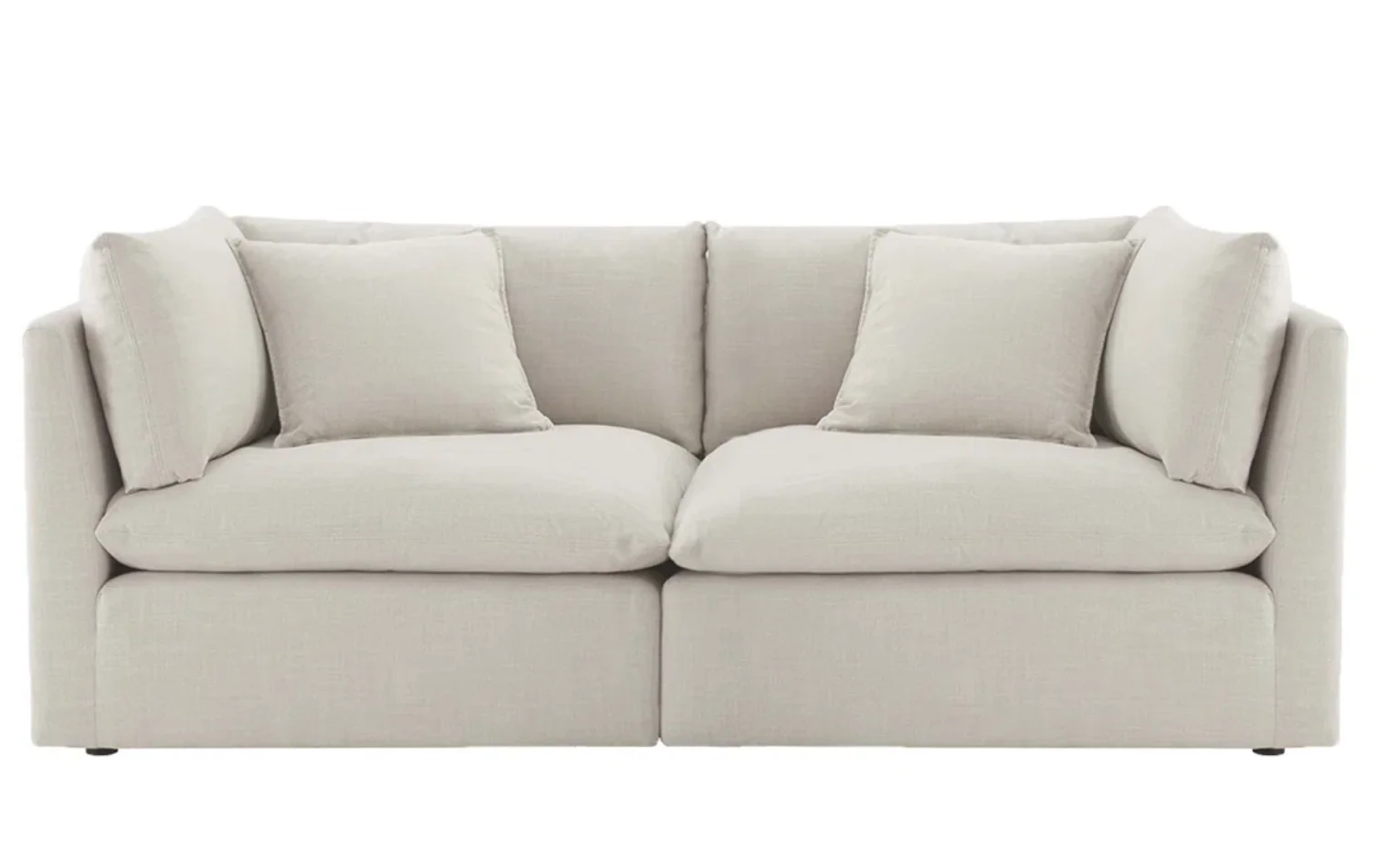 Annabella 2-Piece 81" Modular Upholstered Sofa SHOWROOM ITEM