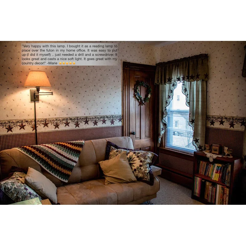 Annegie Steel Swing Arm Sconce (Set of 2) - Image 3