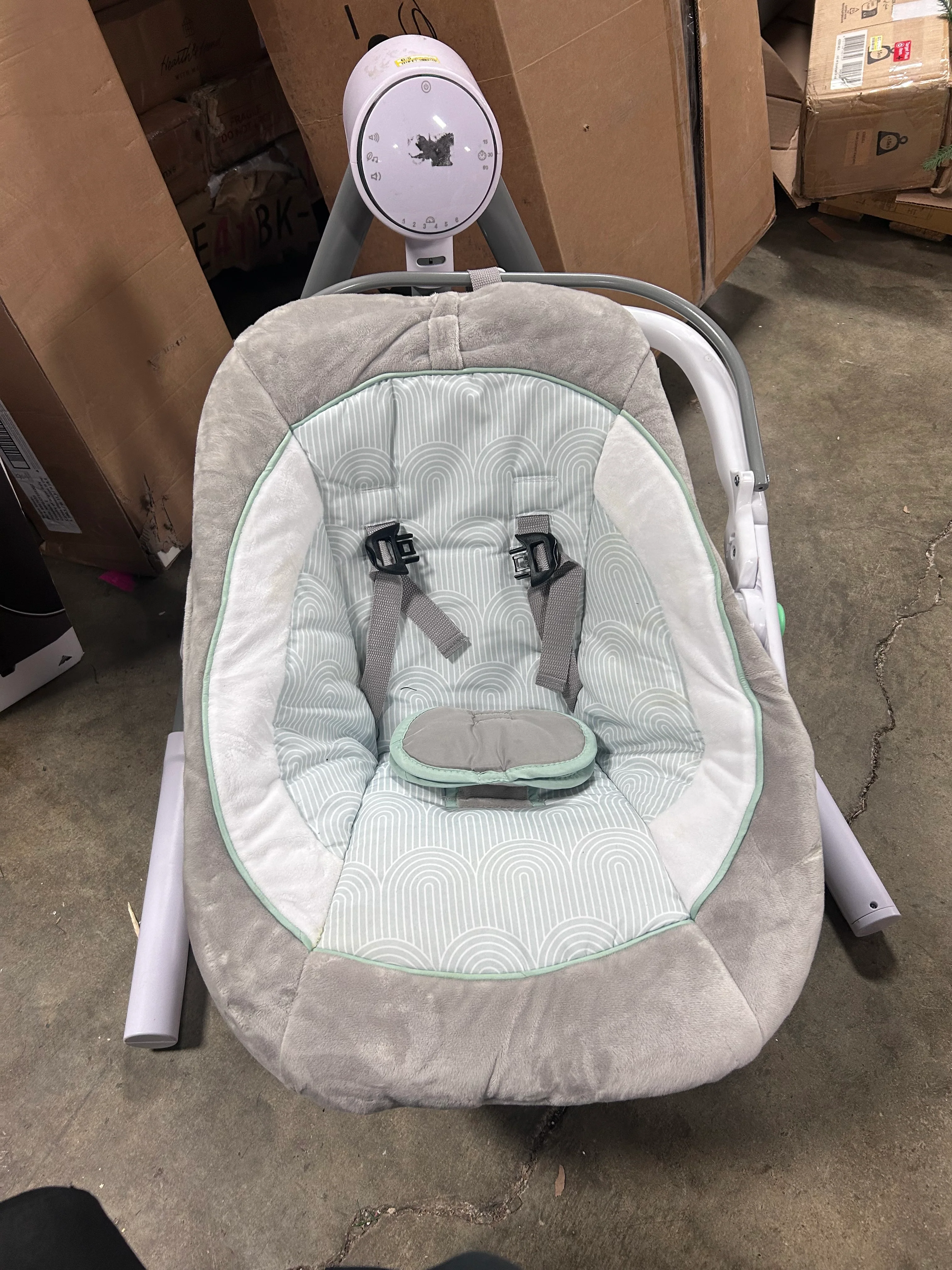 Any Way Sway Power Adapt Dual Direction Baby Swing - Image 9