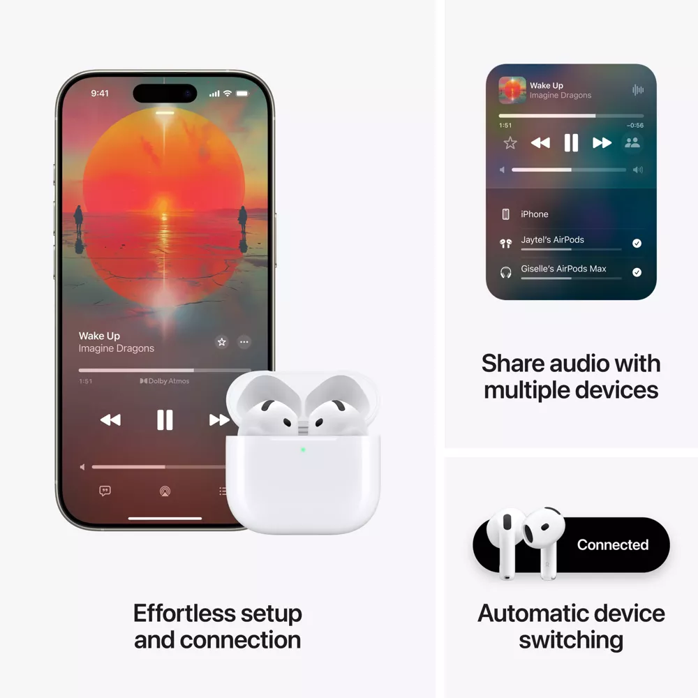 Apple AirPods 4 Wireless Earbuds - Image 2