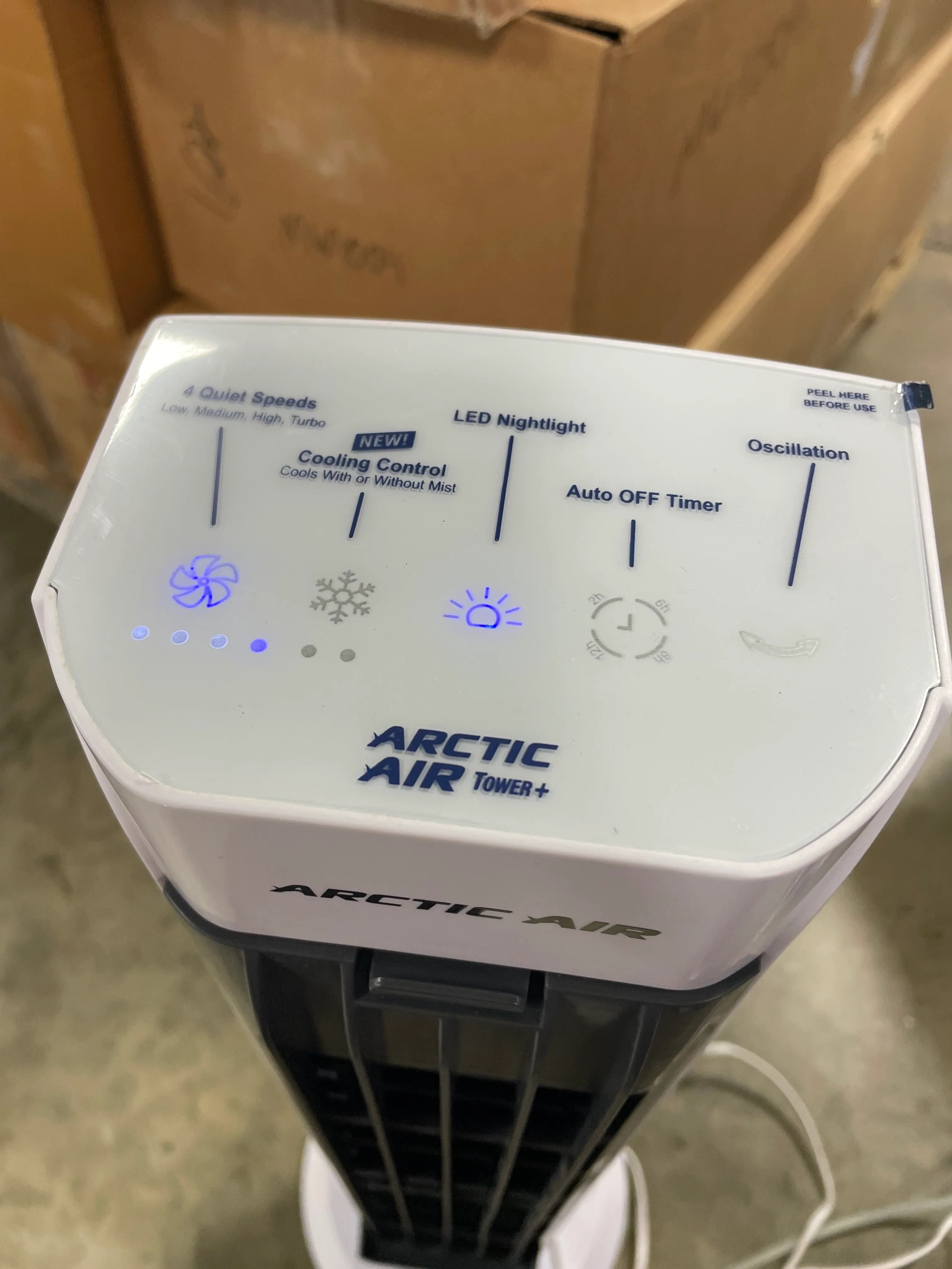 Arctic Air Tower +: Electric Portable Cooling Fan, Quiet Operation - Image 7