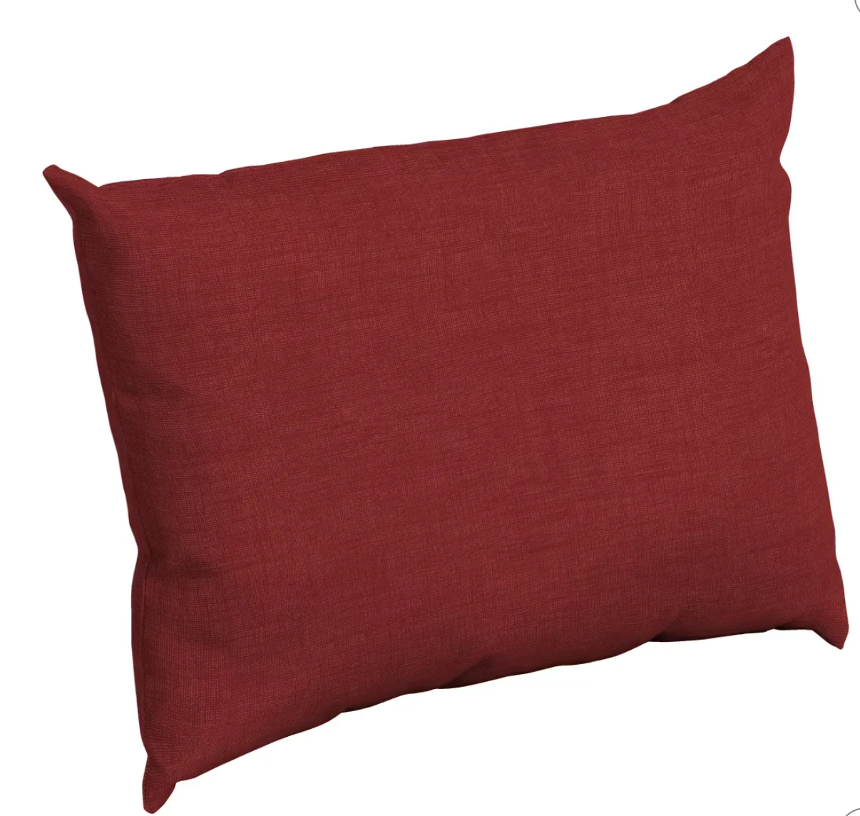 ARDEN Outdoor Cushion Pillow Back, 23 x 17, Water Repellent, Fade Resistant 17 x 23, Ruby Red Leala SHOWROOM ITEM