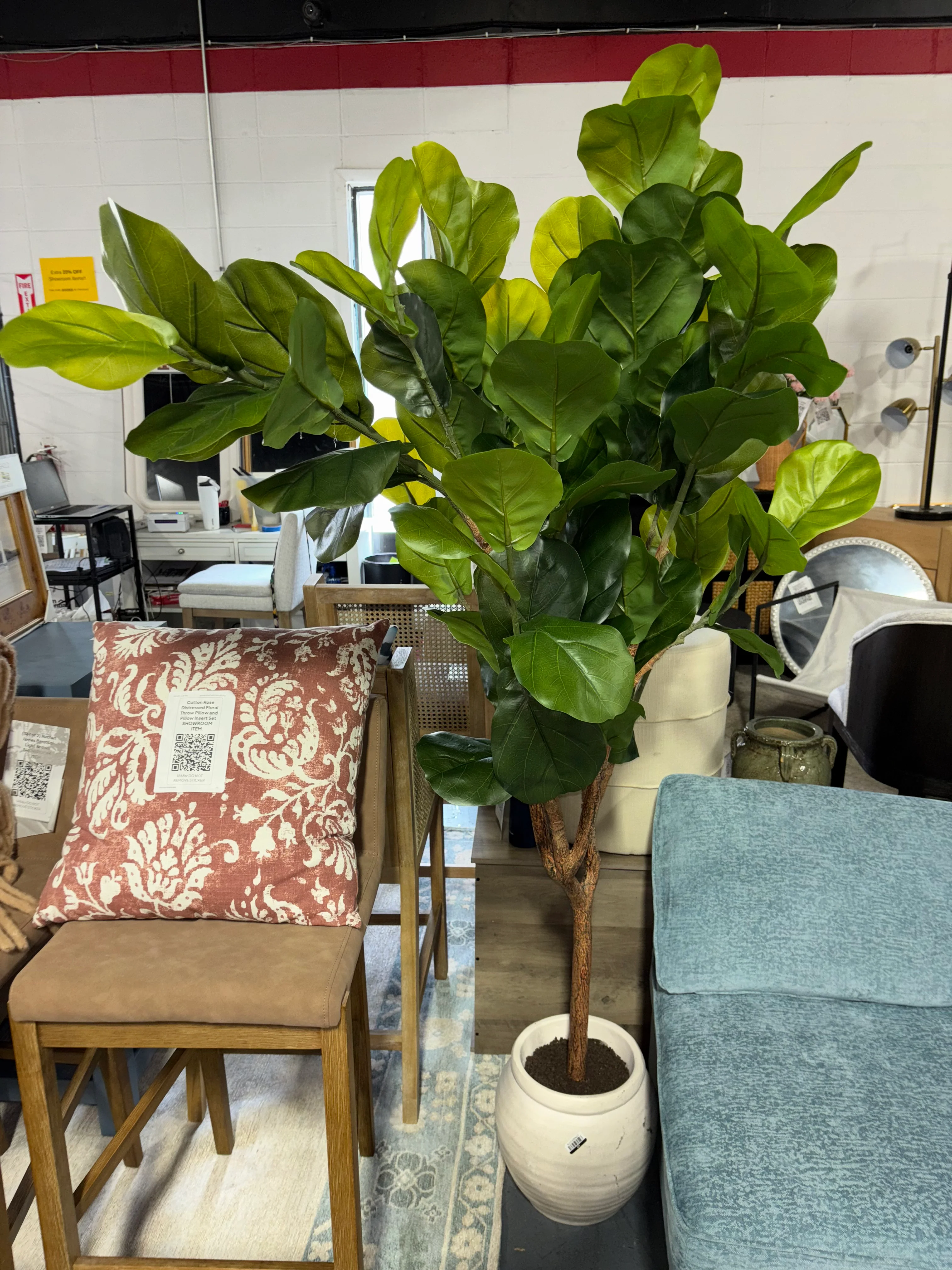 Artificial Fiddle Leaf Tree SHOWROOM ITEM - Image 2