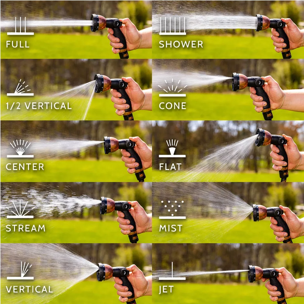 As Seen on TV Copper Bullet Thumb Spray Nozzle Black Expandable Hose - Image 2