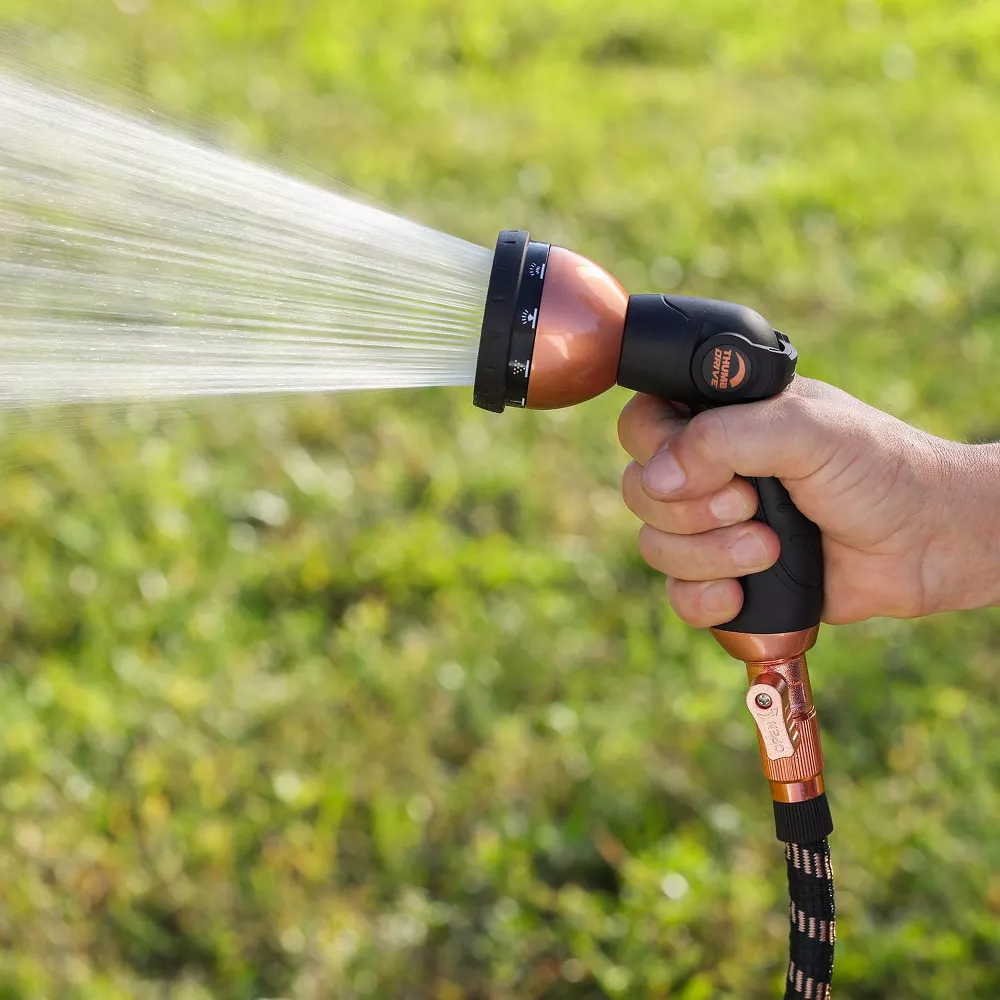 As Seen on TV Copper Bullet Thumb Spray Nozzle Black Expandable Hose - Image 3