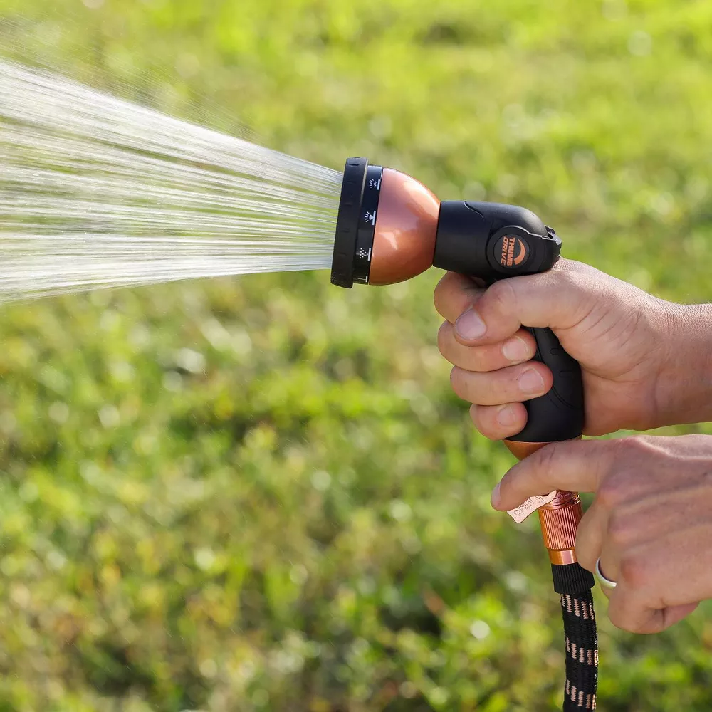 As Seen on TV Copper Bullet Thumb Spray Nozzle Black Expandable Hose - Image 4