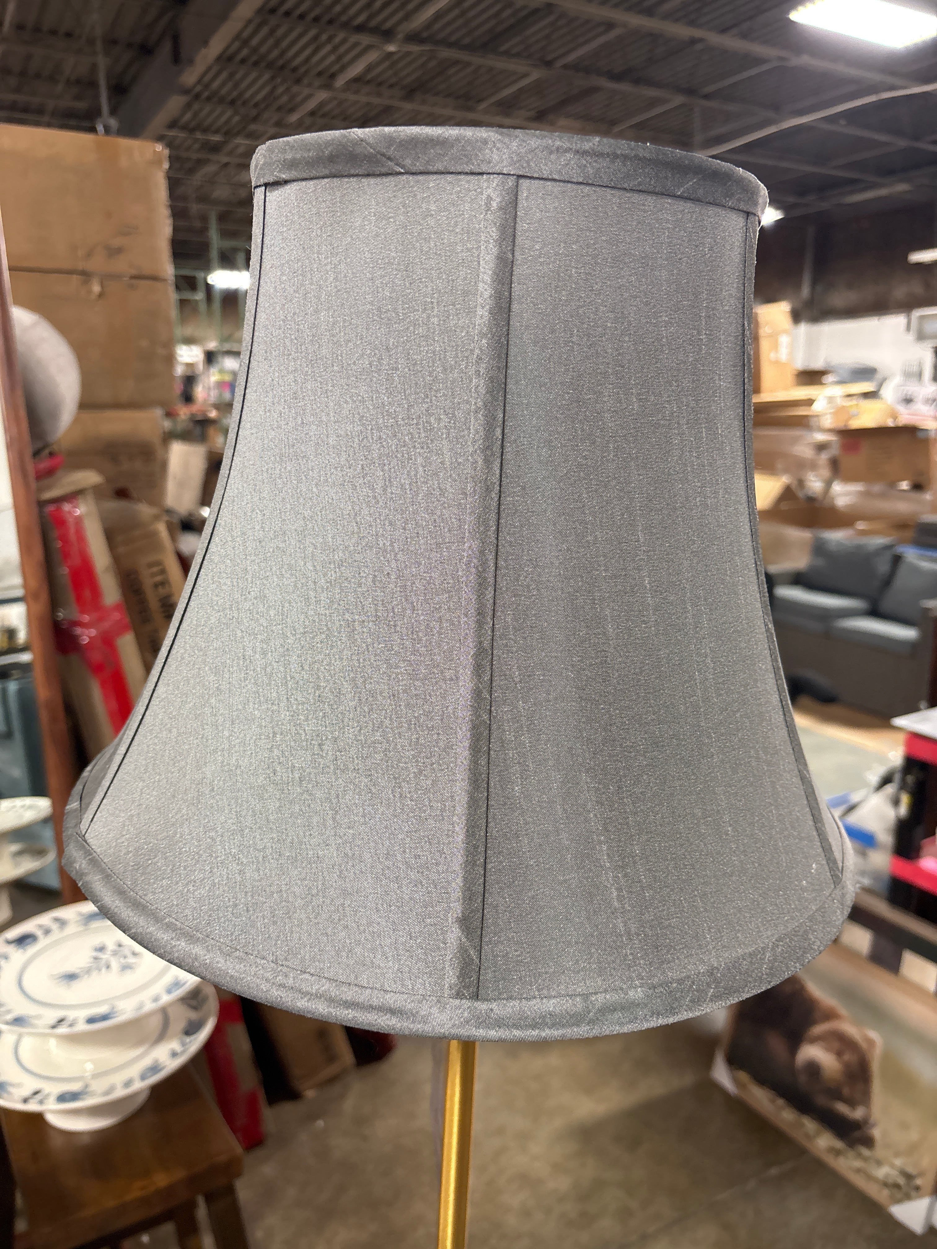 Assembled Ceramic Base Floor Lamp White SHOWROOM ITEM - Image 2