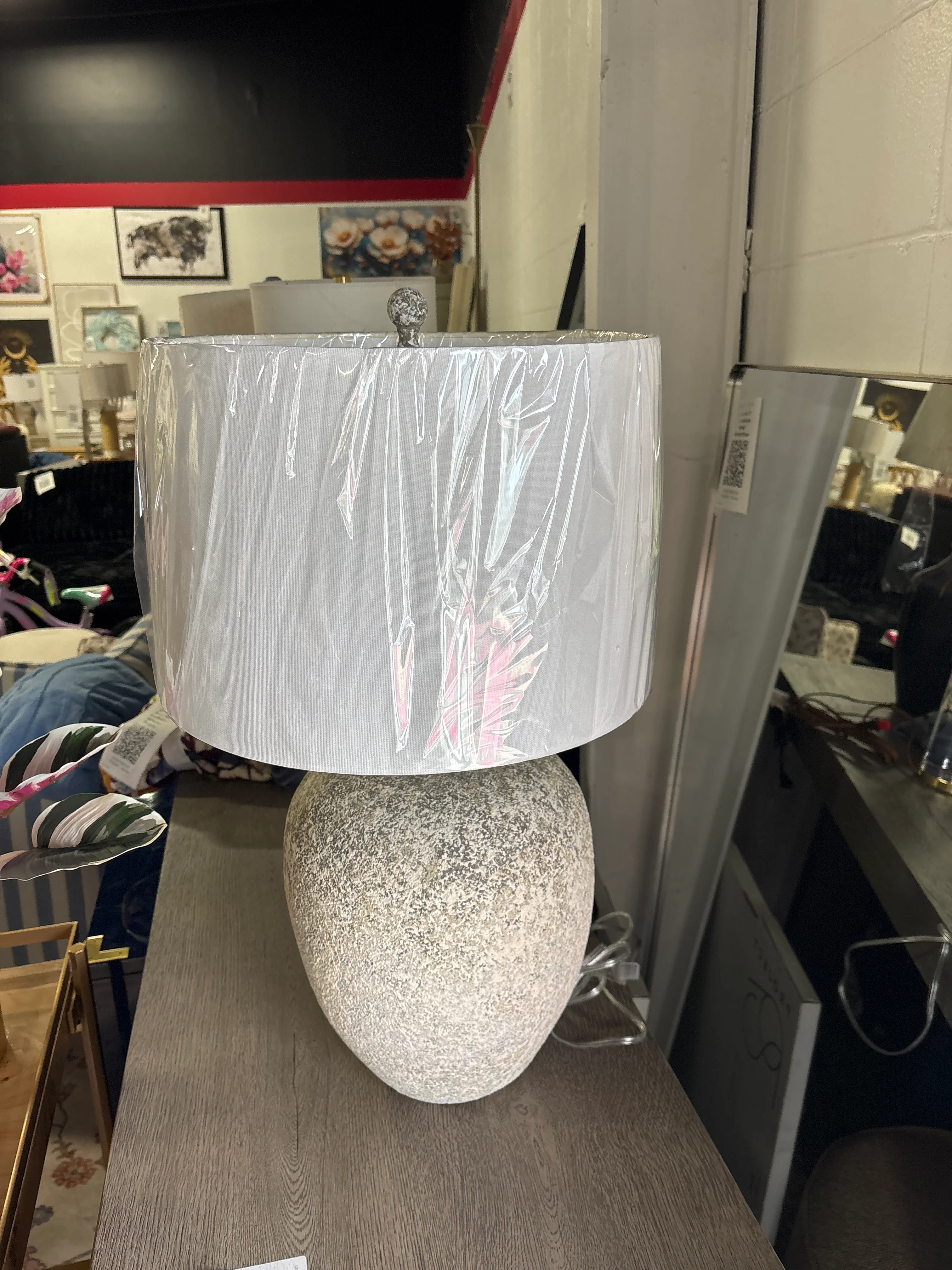 Astaire 27" Tall Urn Jar Farmhouse Rustic Table Lamp SHOWROOM ITEM - Image 2