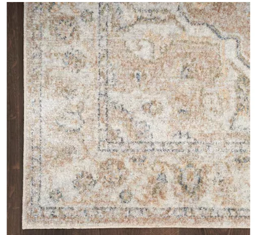 Astra Machine Washable Beige Distressed Traditional Runner Area Rug 2'2"x8' - Image 4