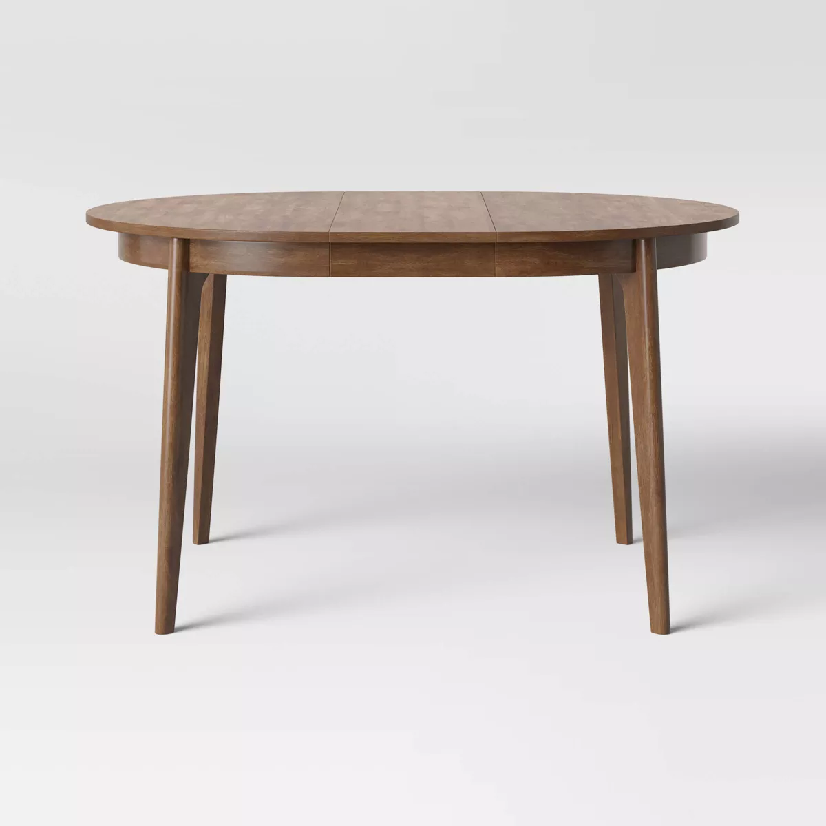 Astrid Mid-Century Round Extendable Dining Table - Brown SHOWROOM ITEM
