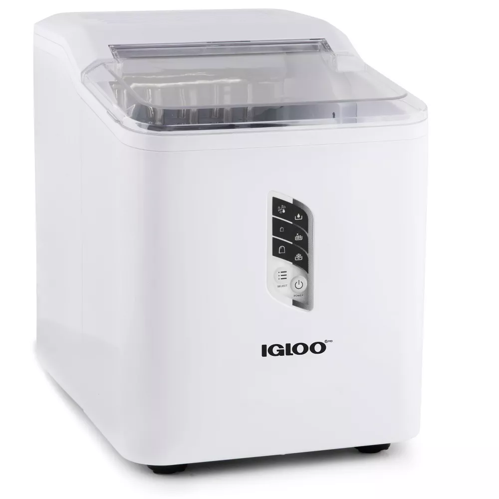 Automatic Portable Countertop Ice Maker Machine - White