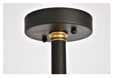 Axel 6 Light 17" Wide Semi-Flush Ceiling Fixture - Image 3