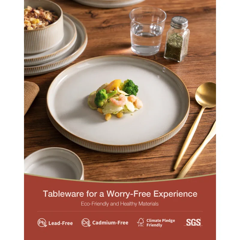 Azal Stoneware Dinnerware Sets - Image 3