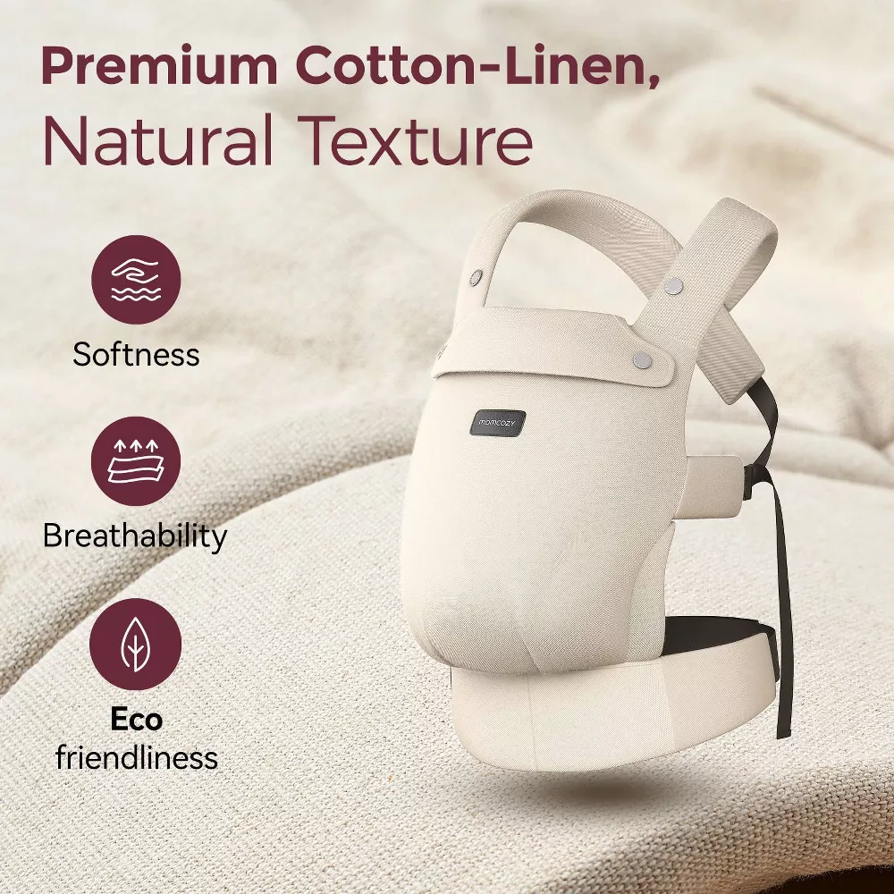 Baby Carrier with Natural Cotton Linen - Image 4