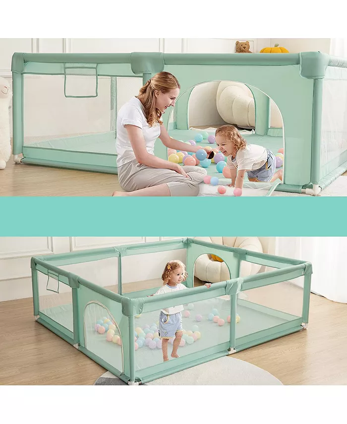 Baby Playpen, Extra Large Baby Playard - Image 4