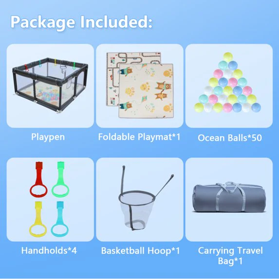 Baby playpen for indoor and outdoor useCare for children and pets - Image 4