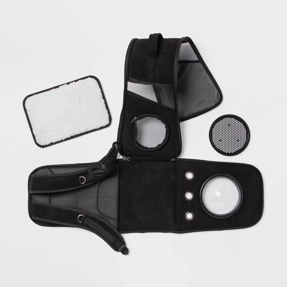 Backpack Cat Carrier - Black - Image 2