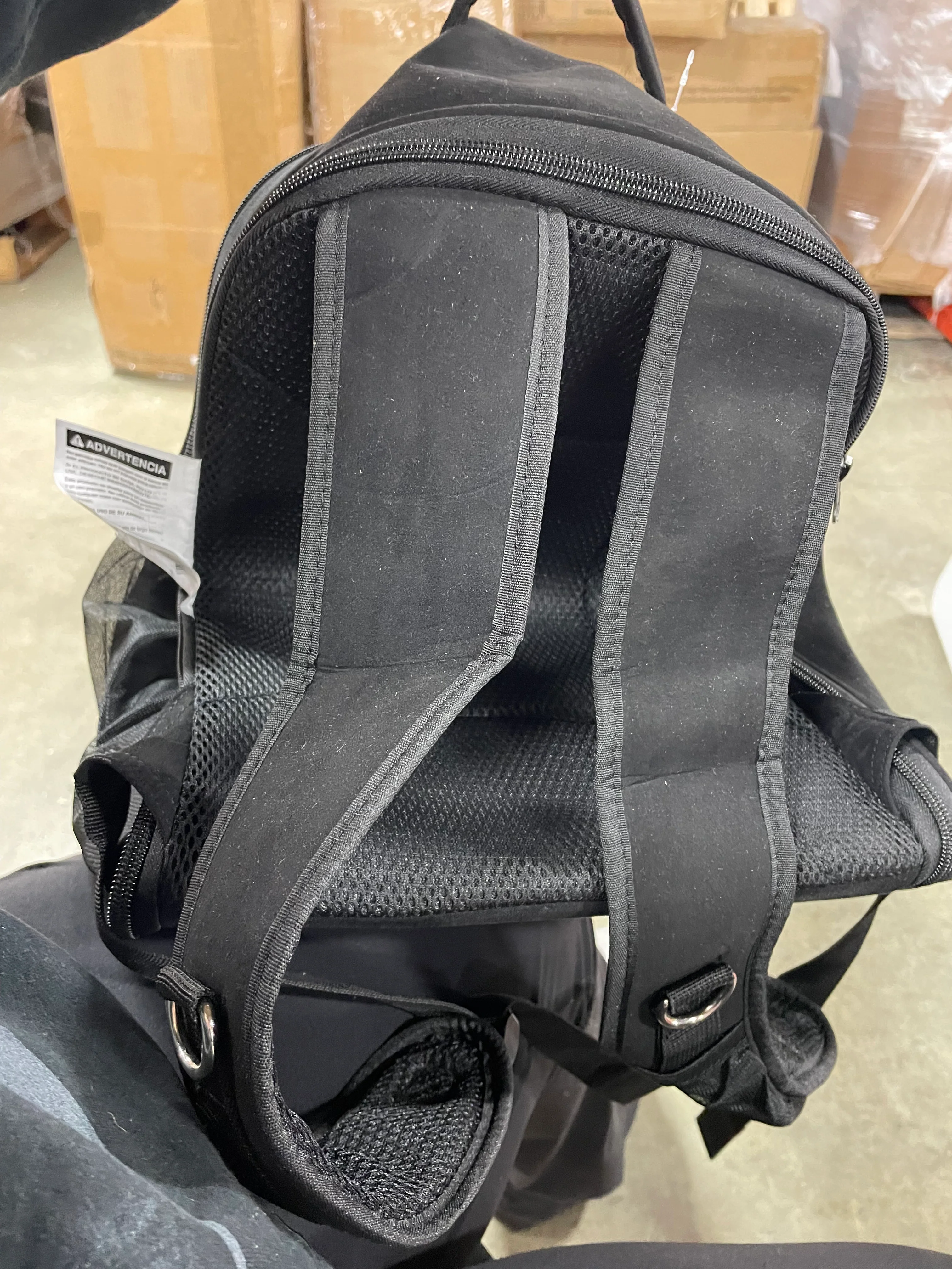 Backpack Cat Carrier - Black - Image 7