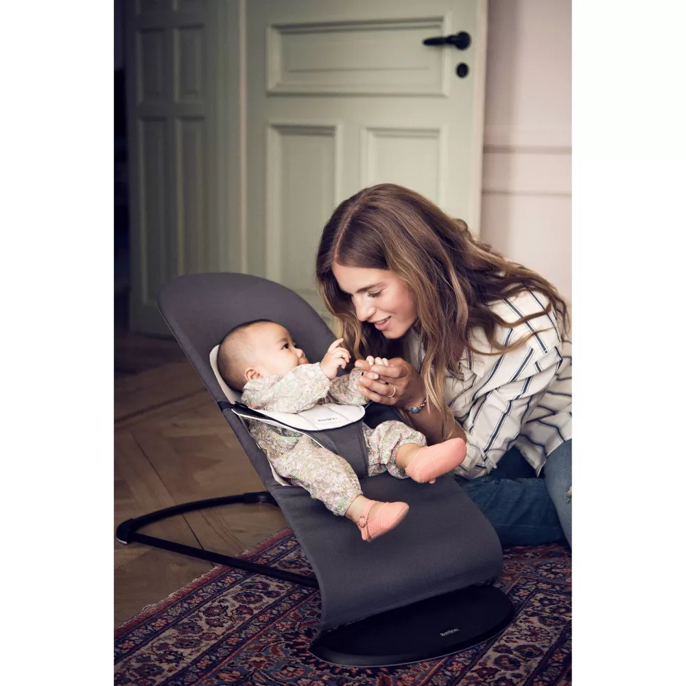 Balance Soft Cotton Bouncer - Gray - Image 3