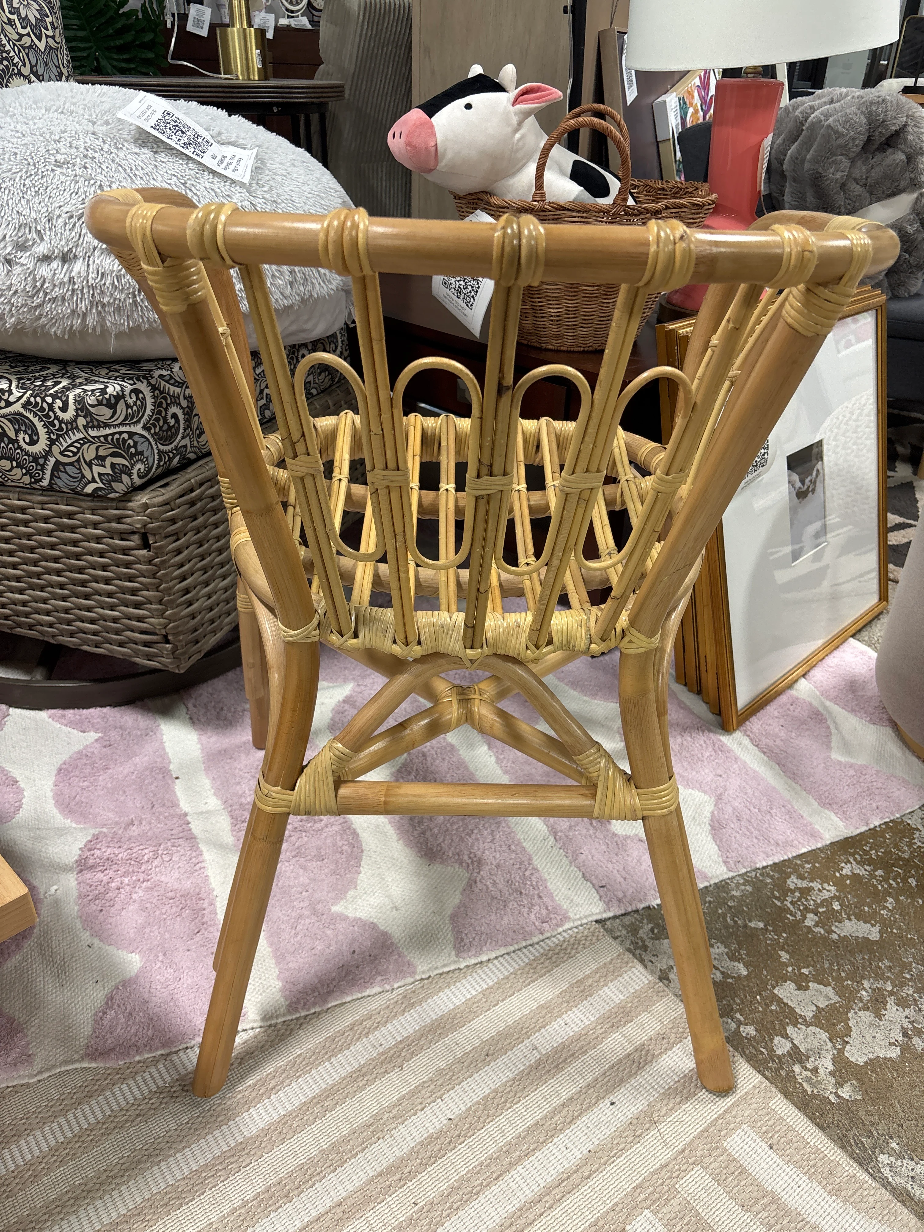 bali & pari - Luxio Rattan Chair Natural SHOWROOM ITEM - Image 4