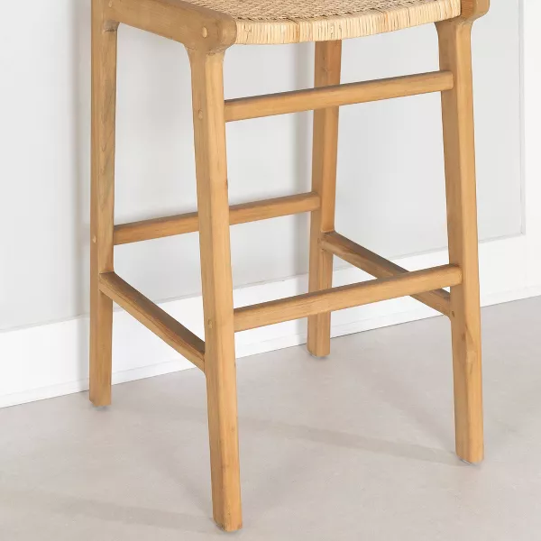 Balka Rattan Barstool - Image 2