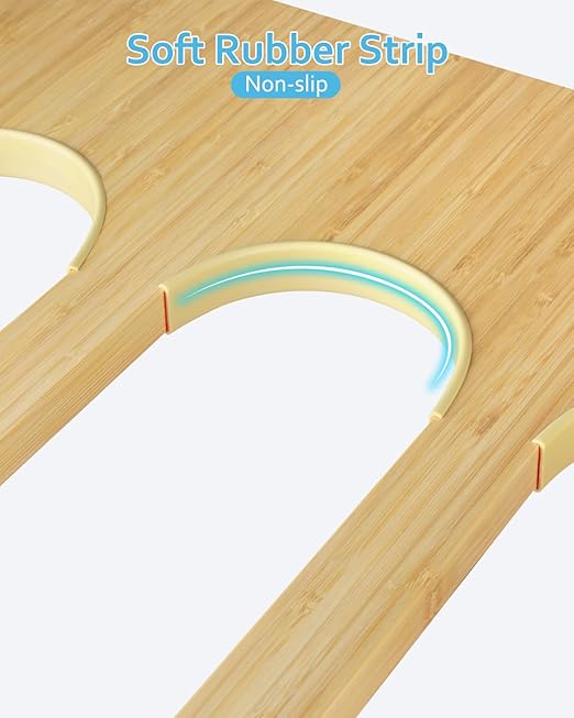 Bamboo Surf Stand - Vertical Surf Board Holder of Free Wall Mount - Image 4