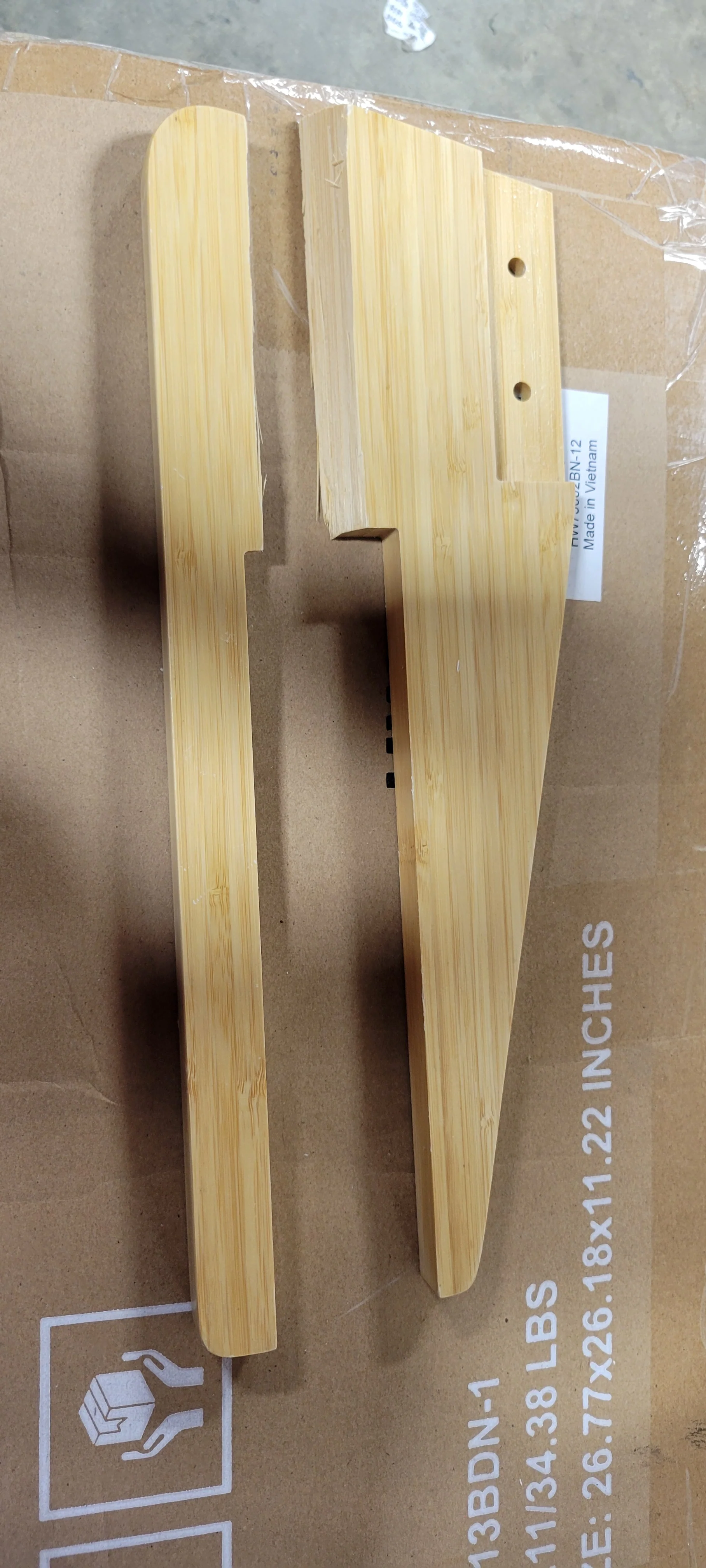 Bamboo Surf Stand - Vertical Surf Board Holder of Free Wall Mount - Image 6