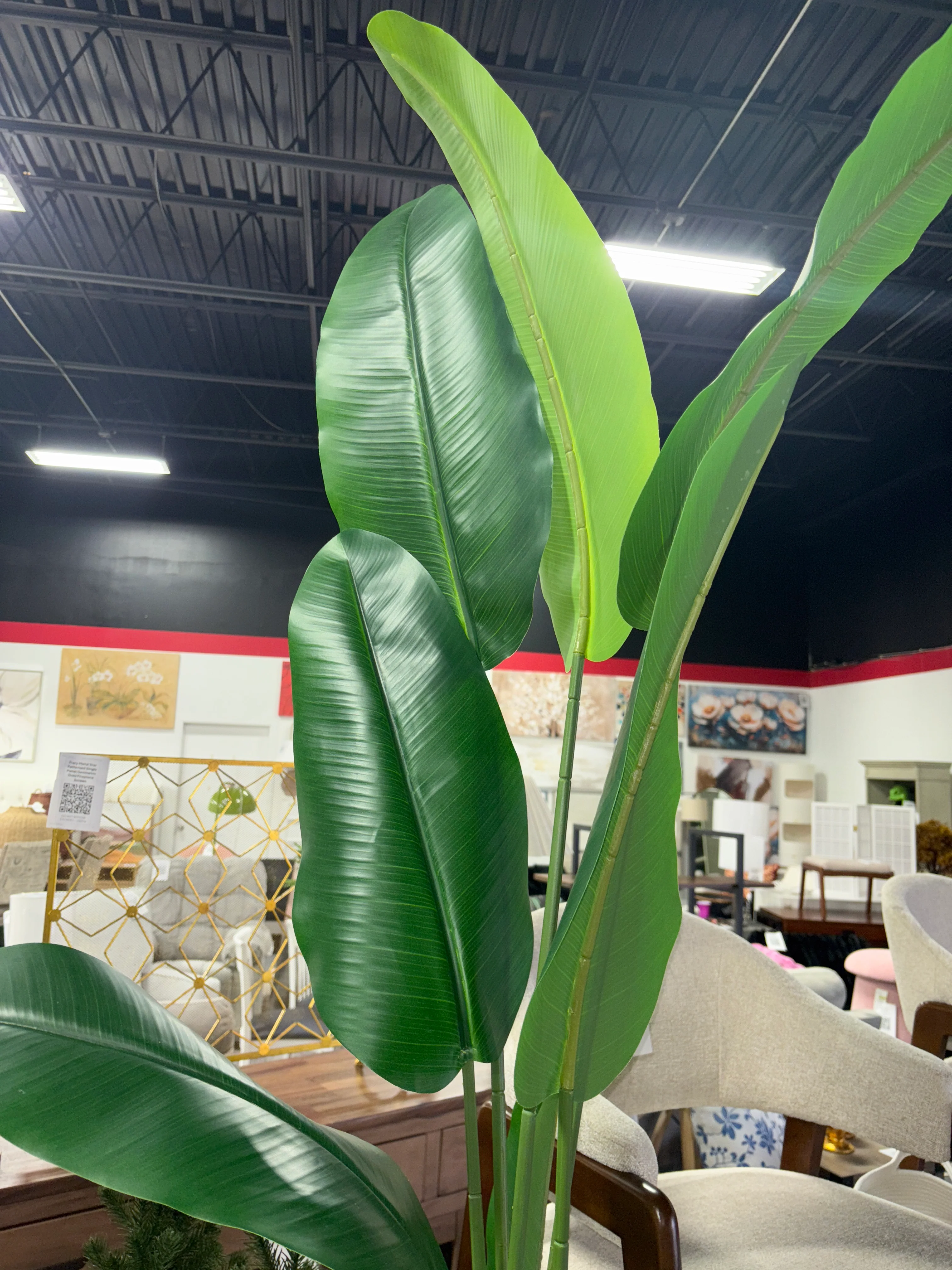 Banana Leaf Artificial Tree SHOWROOM ITEM - Image 8