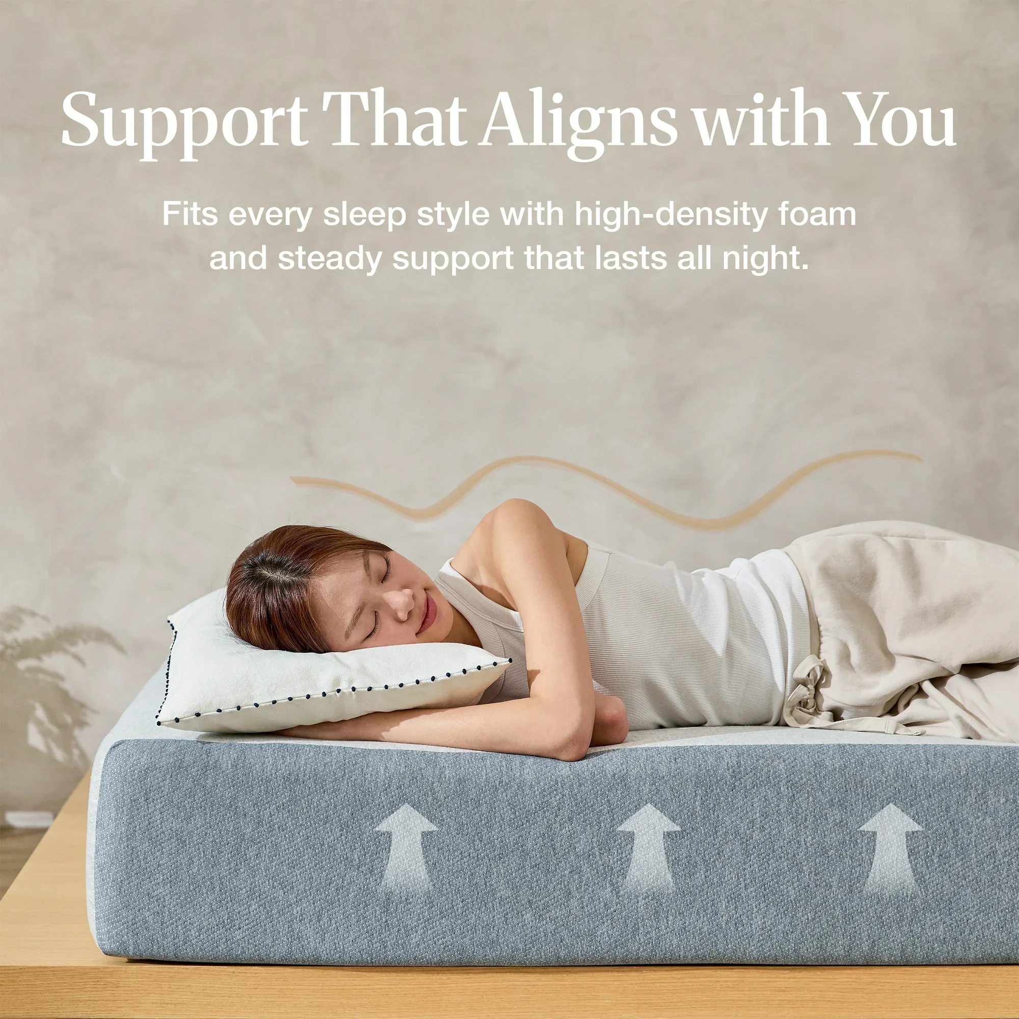 Basic Twin Graphite Infused Memory Foam Mattress in a Box - Image 4
