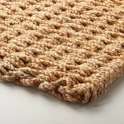 Basket Weave Jute Doormat Natural - 23"x35" - Image 2