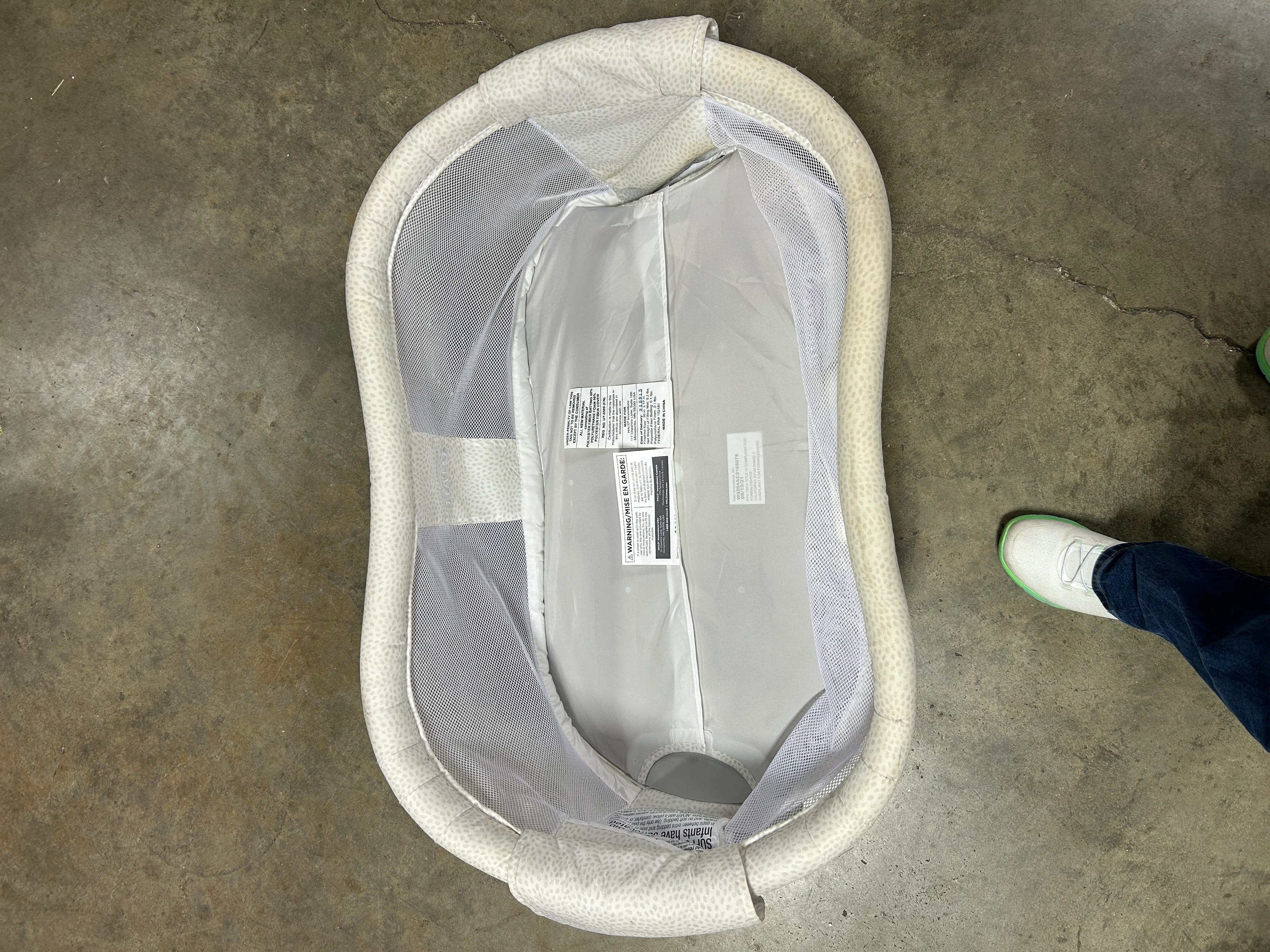 BassiNest Connected Swivel Sleeper Smart Baby Bassinet - Gray - Image 6