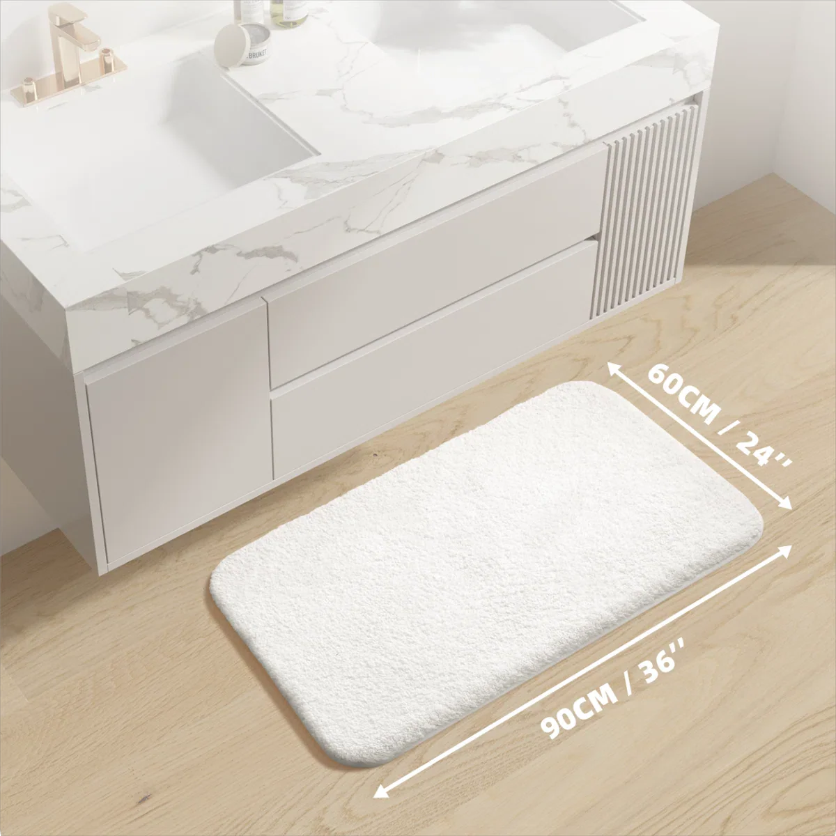 Bath Rug - 36" L x 24" W - Image 4