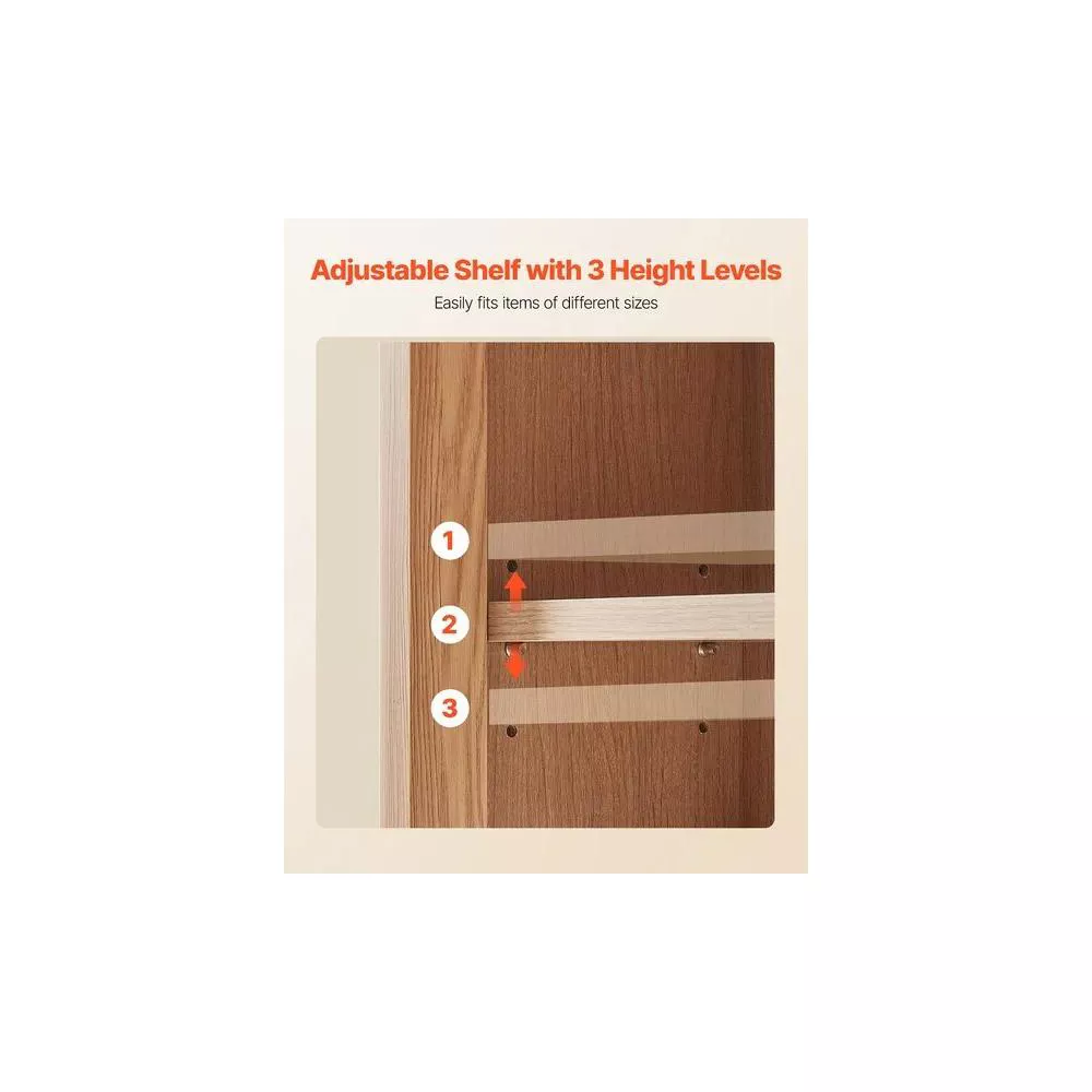Bathroom Wall Cabinet, w/Door and Adjustable Shelf - Image 3