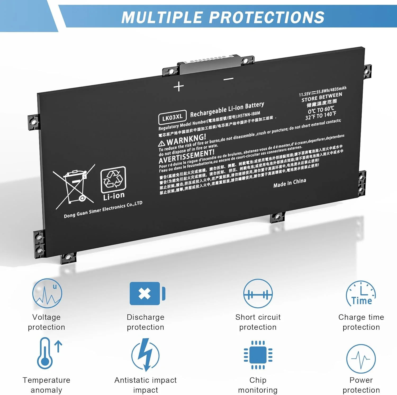 Battery Compatible with HP Envy X360 - Image 5