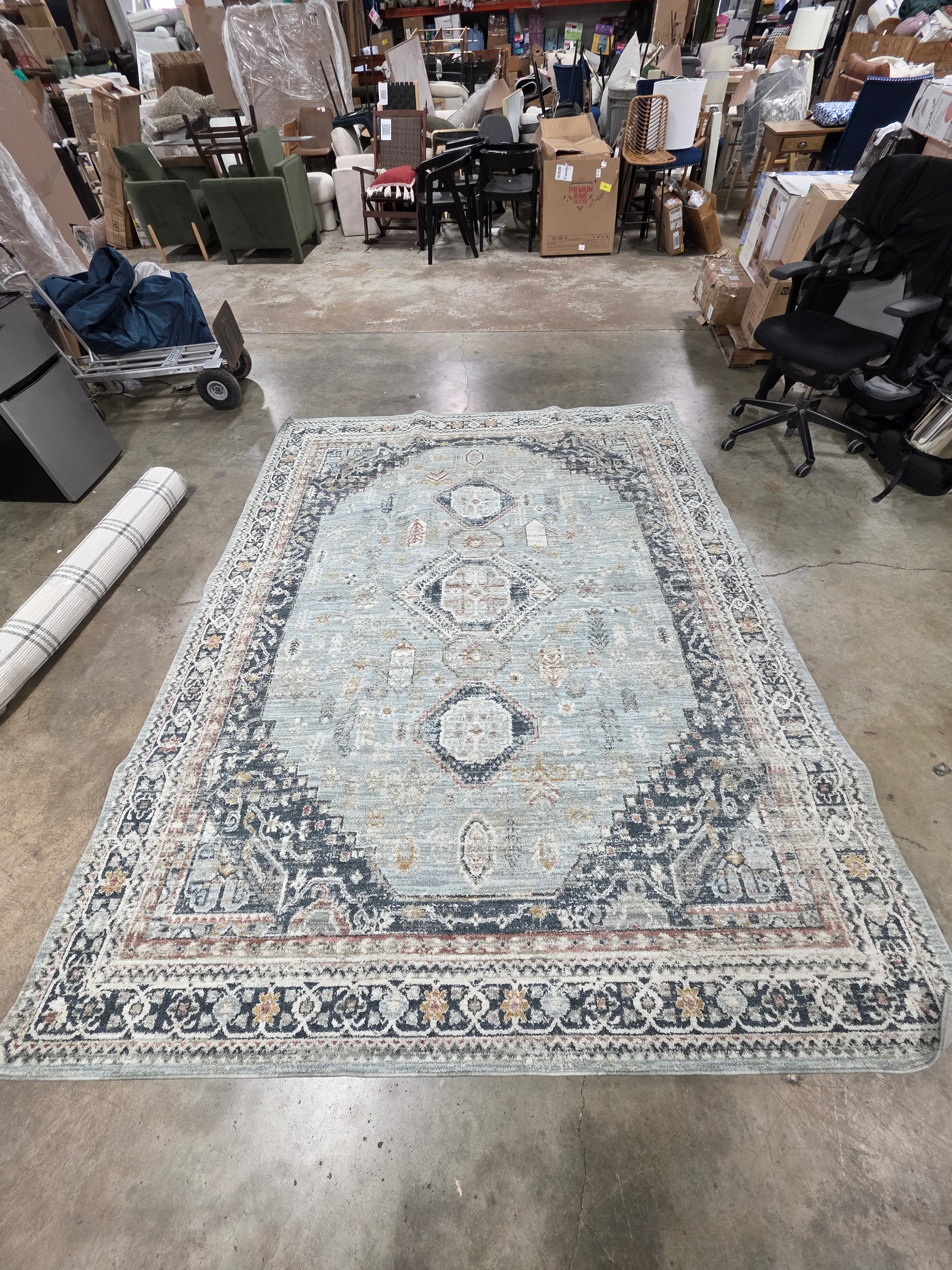 Beckham Machine Woven Rug  7'10" x 10'2" SHOWROOM ITEM - Image 6