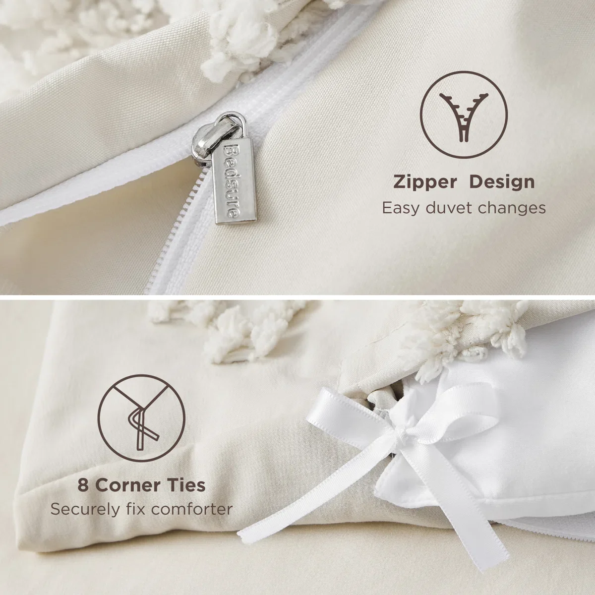 Bedsure Boho Duvet Cover Queen - Image 3