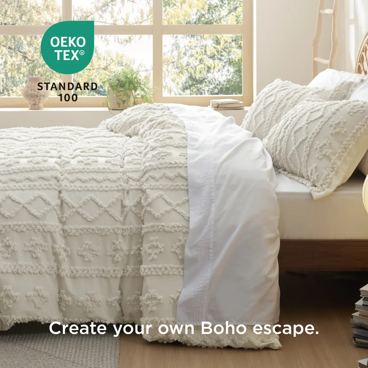 Bedsure Boho Duvet Cover Queen - Image 4