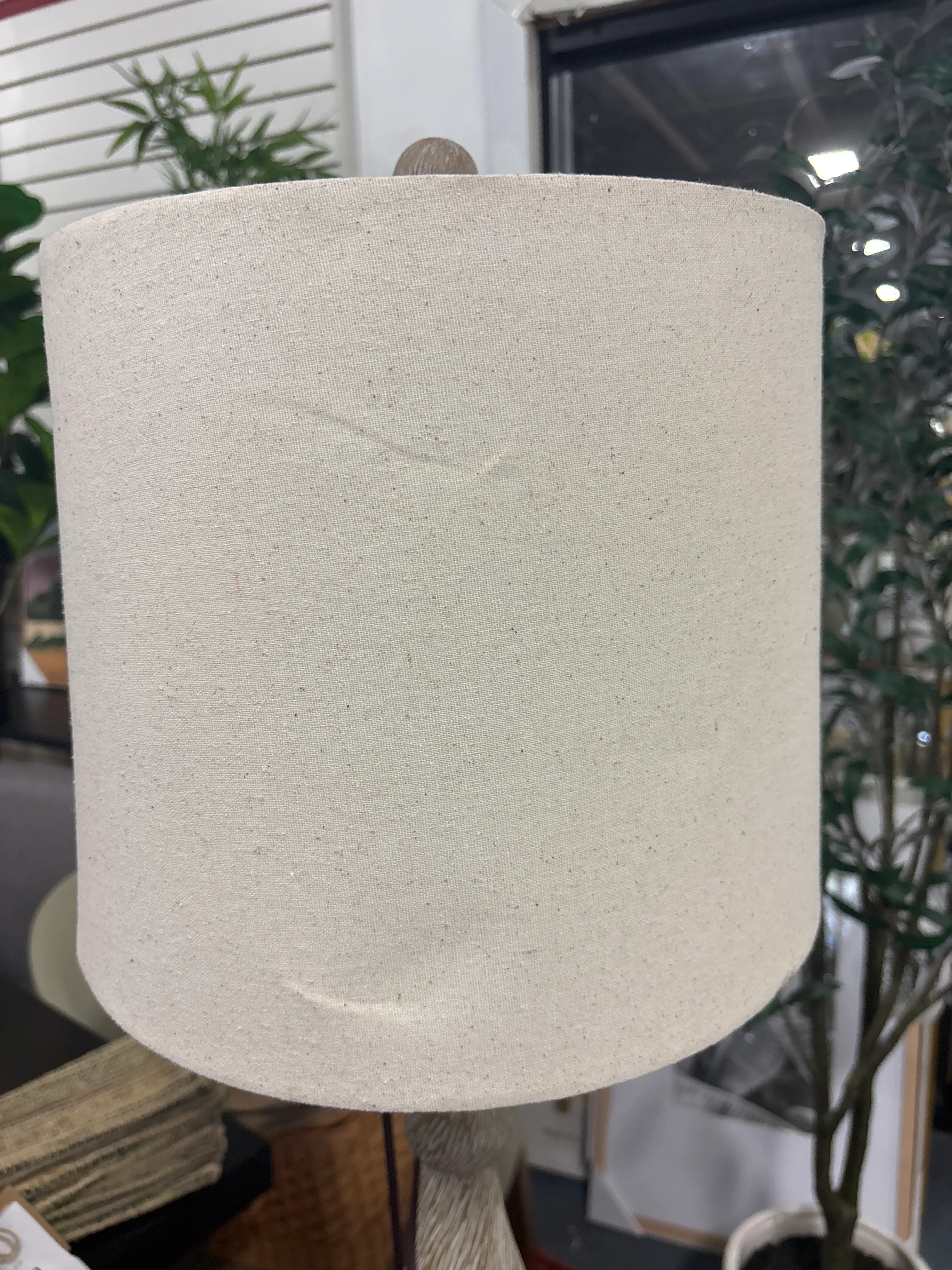 Bernadate Poly Floor Lamp - Whitewash SHOWROOM ITEM - Image 3