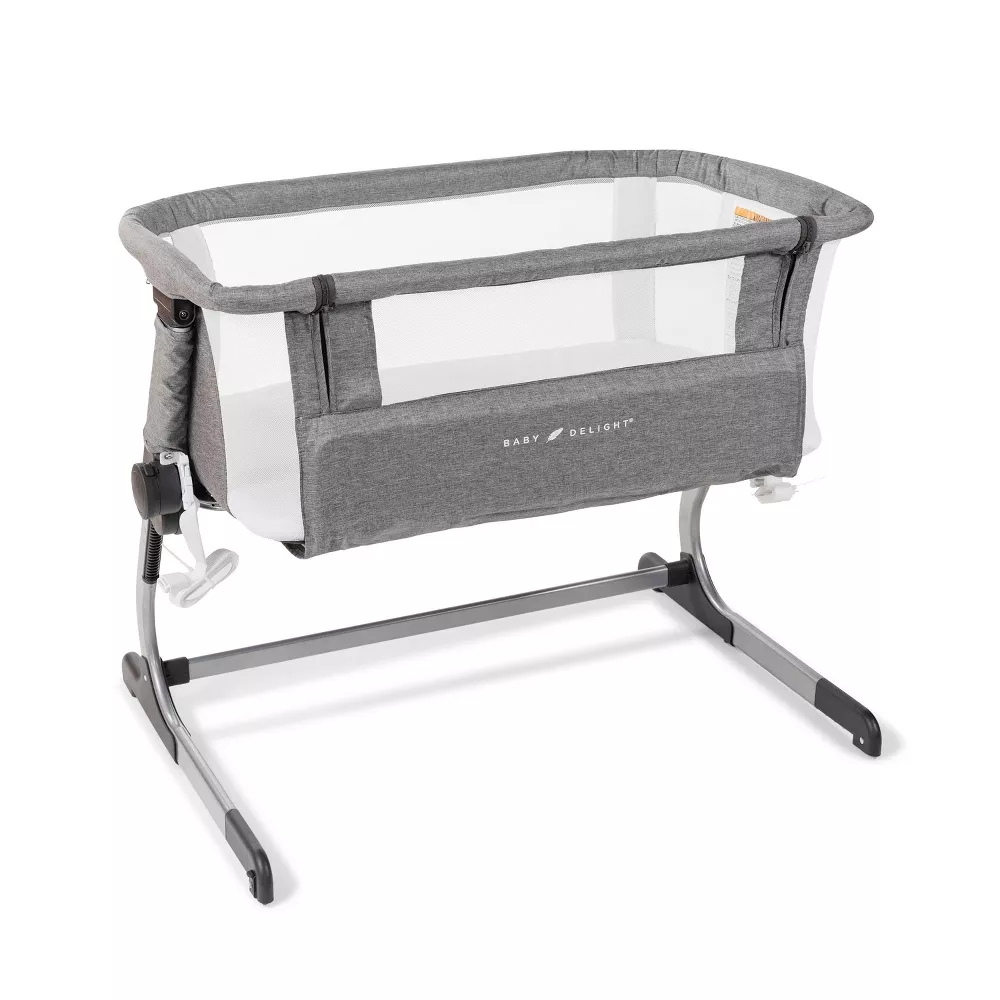 Beside Me Dreamer Bassinet & Bedside Sleeper - Charcoal Tweed