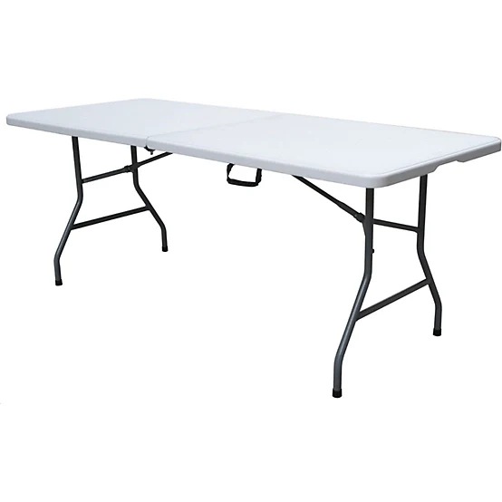 Bi-Fold Blow-Molded Plastic Table
