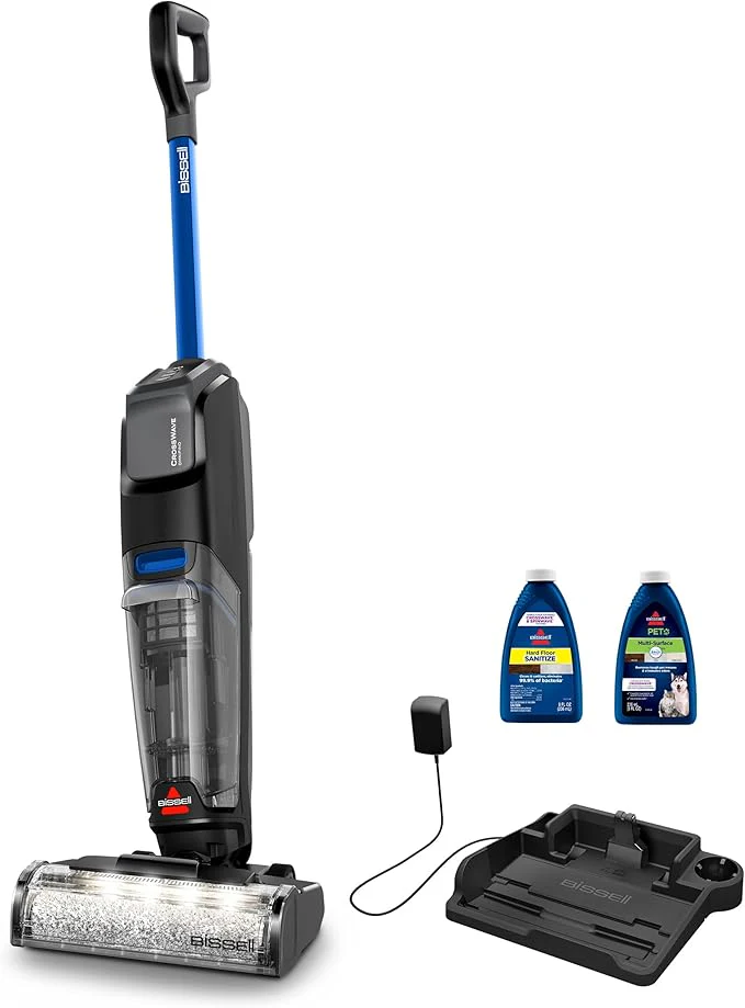 CrossWave OmniFind Cordless Multi-Surface Hard Floor Cleaner Wet Dry Vacuum with FurFinder Headlights