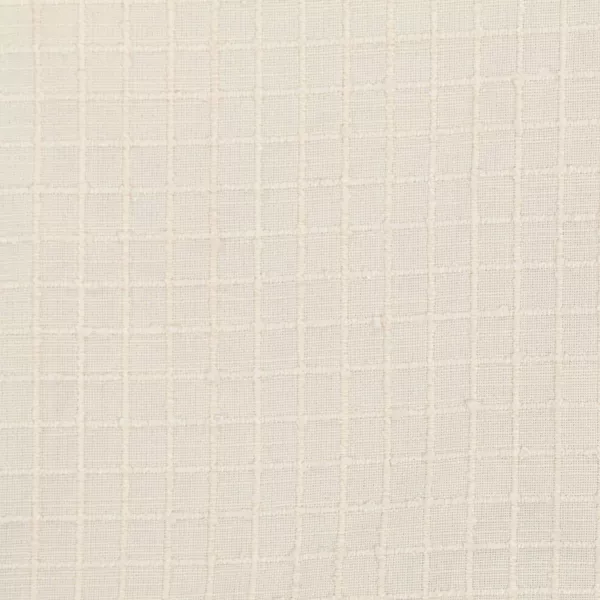 Blackout Textured Plaid Curtain Panels - Image 2