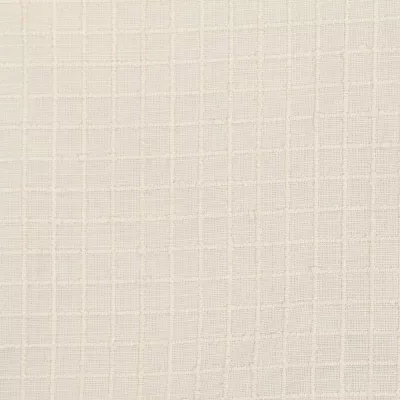 Blackout Textured Plaid Curtain Panels, - Image 4