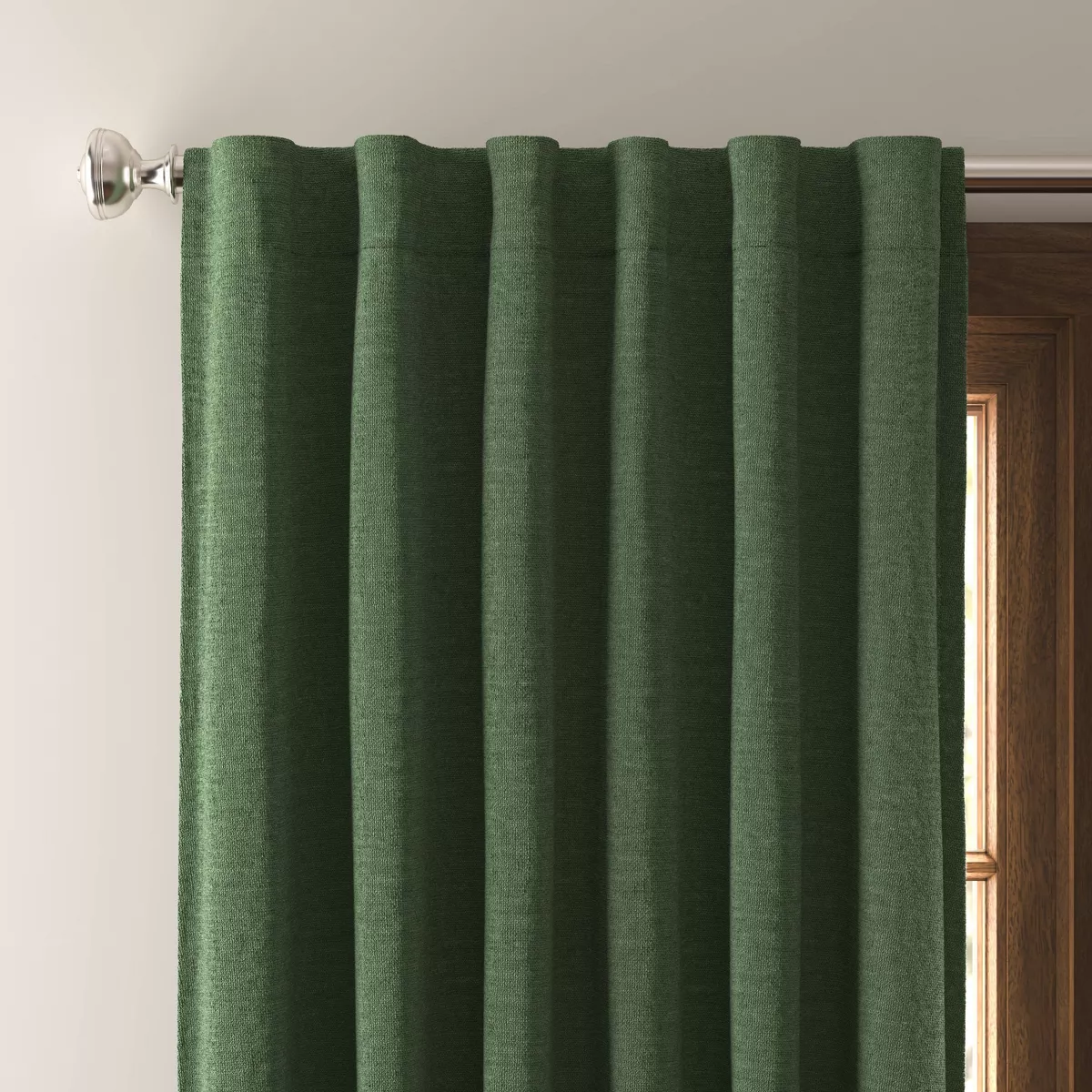 Blackout Velvet Window Curtain Panel