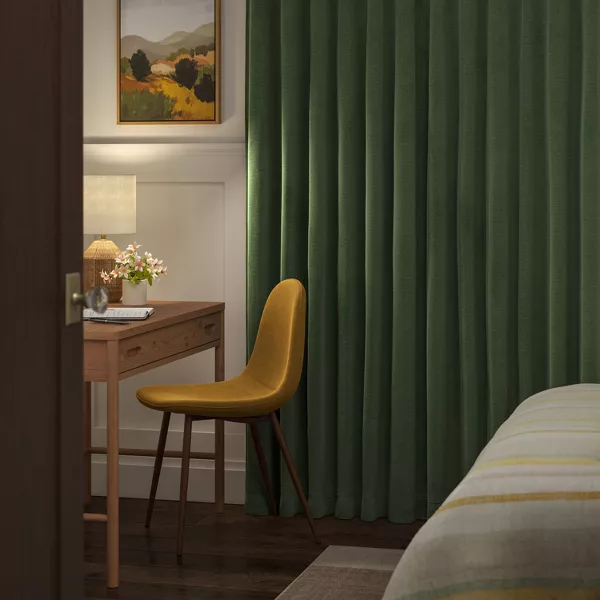 Blackout Velvet Window Curtain Panel - Image 4